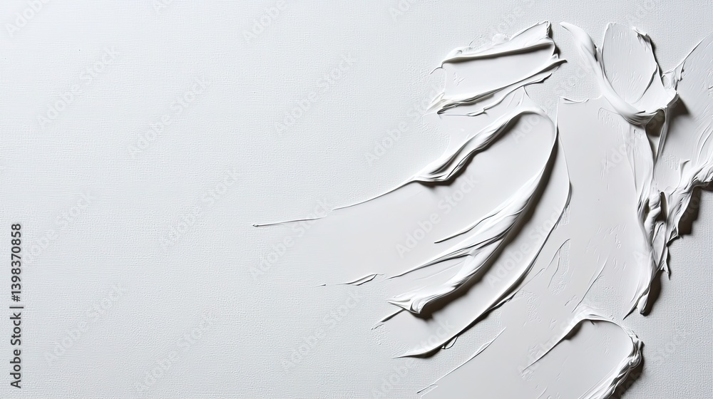Poster abstract artistic white texture creation studio digital art minimalist environment close-up view