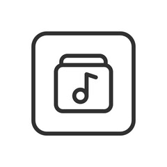 Obraz premium Playlist Icon – Music Organizer for Songs and Sound Collections