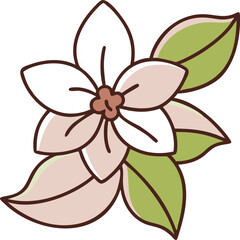 Peony, Lilac, Carnation, Jasmine, Marigold, Poppy, Begonia, Azalea, Geranium, Hydrangea, flower logo Icon
