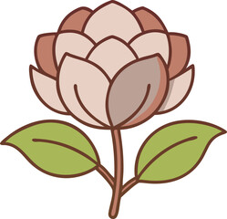 Peony, Lilac, Carnation, Jasmine, Marigold, Poppy, Begonia, Azalea, Geranium, Hydrangea, flower logo Icon
