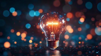 Glowing lights, modern theme, ideas
