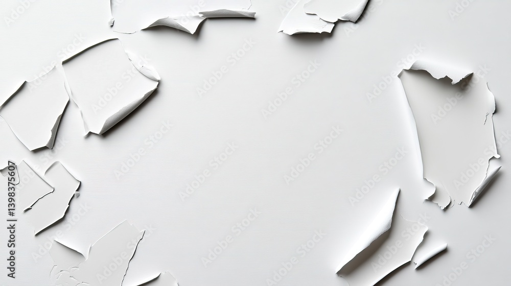 Poster torn paper texture studio image background minimalist close-up abstract design concept
