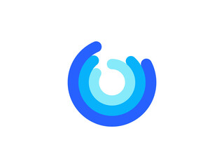 surfing logo with wave - ocean logo