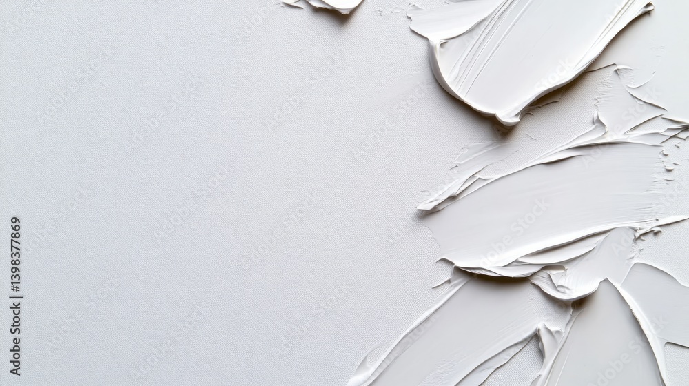 Poster white background texture close-up image artistic concept smooth finish abstract design minimalist vi