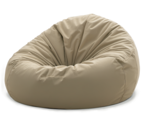 Inviting and Comfortable, A Cozy Bean Bag Chair Illustration for Relaxation and Leisure, Promoting Comfort and Calmness in a Modern, Minimalist Style