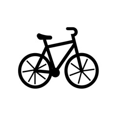 Fototapeta premium City Bicycle Icon Urban Transportation Symbol