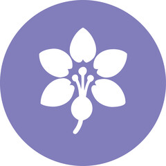 Iris, Lotus, Camellia, Freesia, Wisteria, Anemone, Fuchsia, Snapdragon, Primrose, Tulip Tree, flower logo Icon