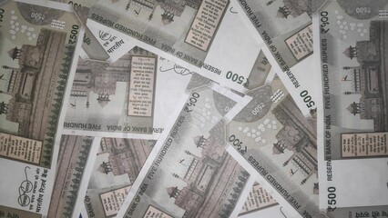 Rs 500, Five Hundred rupee note, Indian Currency Background