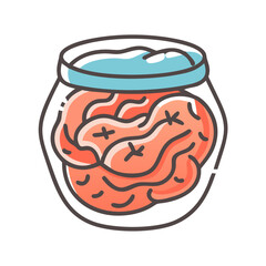 fermented kimchi icon, fermented kimchi vector illustration-simple illustration of fermented kimchi, perfect for fermented kimchi logos and icons