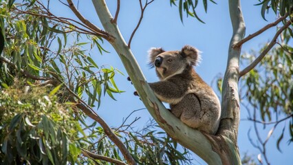 Fototapeta premium koala bear in tree