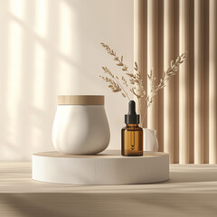 Aromatherapy Products on Minimalist Surface