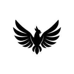 Fototapeta premium Savory Chicken Wings Icon Fried Food Meal Symbol