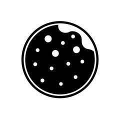 Sweet Chocolate Chips Icon Baking Ingredient Symbol