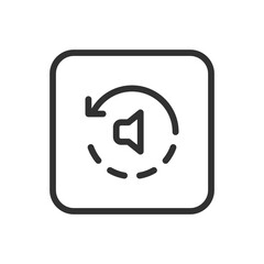 Volume Refresh Arrow Icon – Resetting Sound Settings with Refresh Control