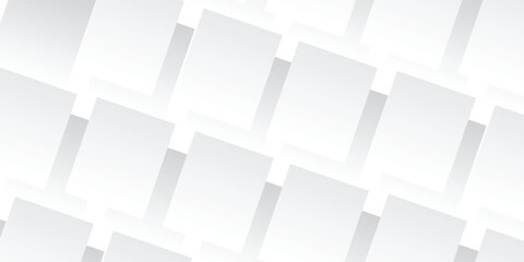 Abstract White and Gray Background Featuring Geometric Patterns, Soft Shadows, and Bright Light, Ideal for Crafting Modern Business Branding, Corporate Templates, and Promotional Marketing Designs