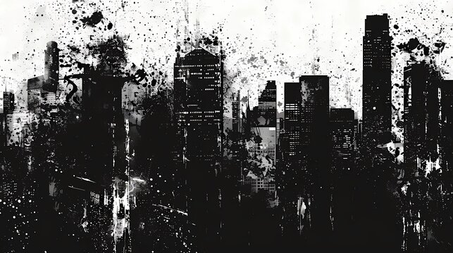 Abstract of a grunge urban background, texture vector, dust verlay distress grain ,simply lace illustration over any Object to Create grungy Effect, Generative AI illustrations.