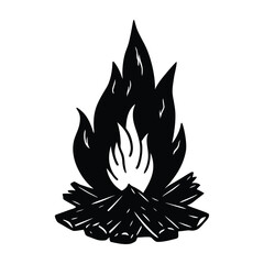 vector fire tattoo