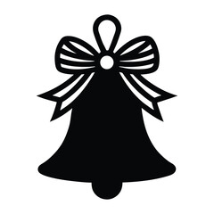 christmas bell isolated on white