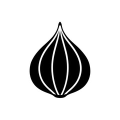 Aromatic Garlic Bulb Icon Cooking Ingredient Symbol