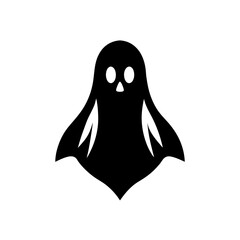 Halloween Ghost Icon Spooky Spirit Vector Illustration