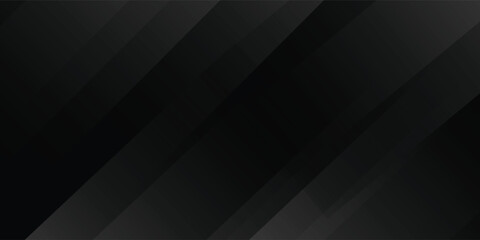 Obraz premium Black abstract background. Elegant dark diagonal shape elements. Modern luxury grey gradient graphic design vector eps10