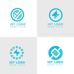 Modern IoT Logo Designs for Smart Home & Tech Brands