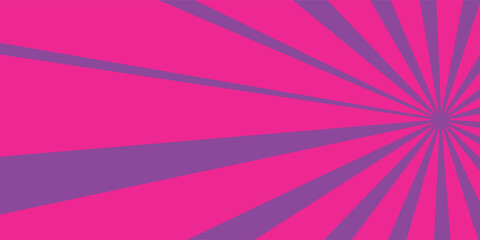 Pop art pink dotted background. Retro backdrop with sun rays in comic book style.. Sunburst halftone illustration. Pixelated overlay texture poster, banner.