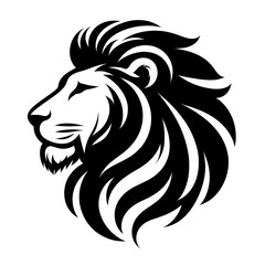 lion head silhouette