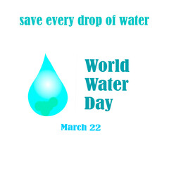 Save water-World Water Day