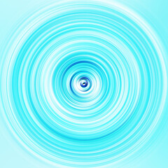 Colorful radial motion effect. Abstract rounded background. Color curves and sphere.