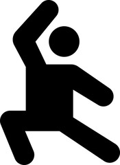 Exercise icon stock vector illustration