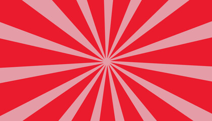 Pop art pink dotted background. Retro backdrop with sun rays in comic book style.. Sunburst halftone illustration. Pixelated overlay texture poster, banner.