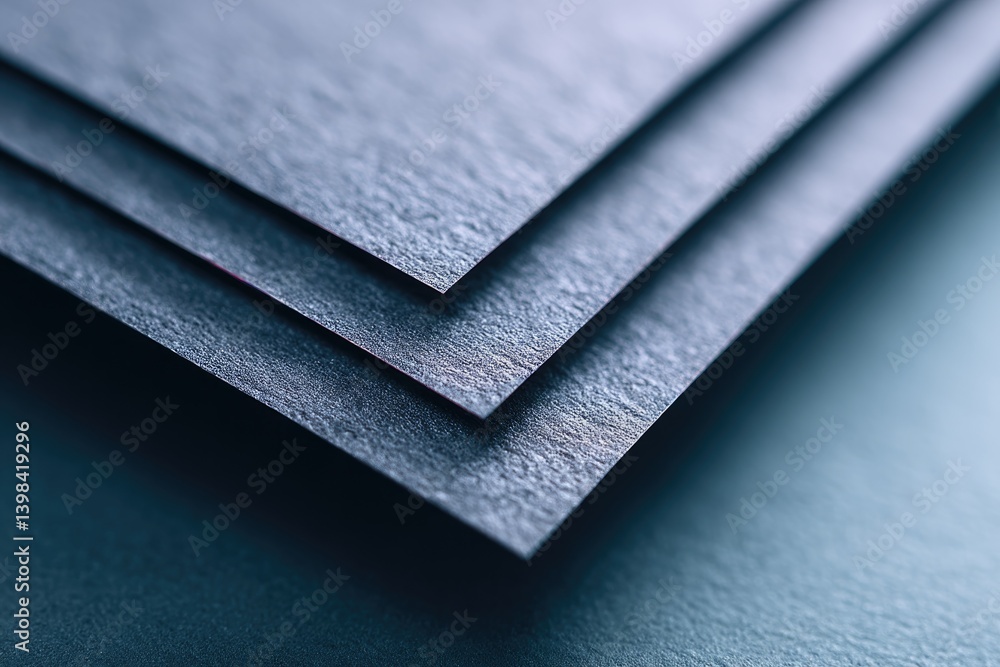 Poster abstract metal sheets in monochrome displaying texture and lines