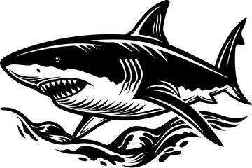 Explore an eye-catching collection of vector illustrations featuring fish and diverse marine life. This 