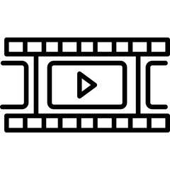 Film Icon Vector Element