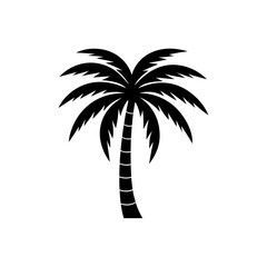 Palm Tree Icon Tropical Nature Vector Illustration Design