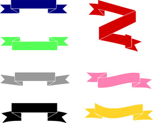Banner vector. Banners Ribbons collection. Ribbon Banner vector . Vintage Banner vector collection
