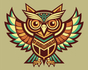 owl on a white background