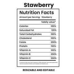 Stawberry Nutrition Facts, nutrition Label,twisted tea nutrition facts,nutrition calculator,