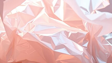 Fototapeta premium Delicate shiny texture of the wrapper catches light, smooth, light, shiny