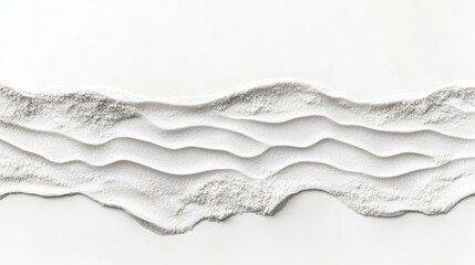 Obraz premium White Sand Waves Abstract Design Background