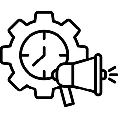 Obraz premium Marketing Automation Icon Vector Element