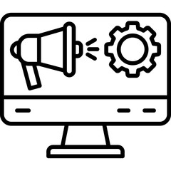 Marketing Automation Icon Vector Element
