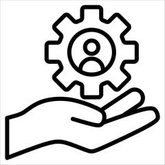 Service Simple Icon Vector Illustration Concept