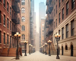  NYC Alley Foggy Morning © Gajah