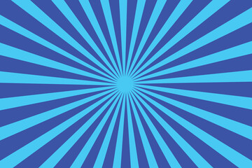 Abstract blue sun rays sunburst backdrop background. seamless retro vintage burst sunrise sunbeam element spiral striped illustration sunray template wallpaper design
