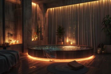 Relaxing Spa Retreat Room