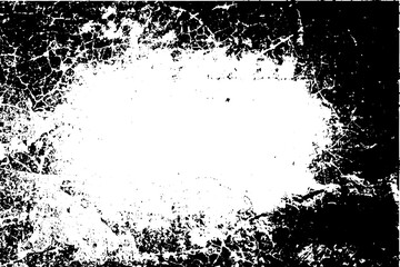 Grunge border texture background. Abstract frame overlay. PNG graphic illustration with transparent background.