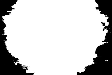 Grunge border texture background. Abstract frame overlay. PNG graphic illustration with transparent background.