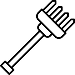 Rake Icon Vector Element